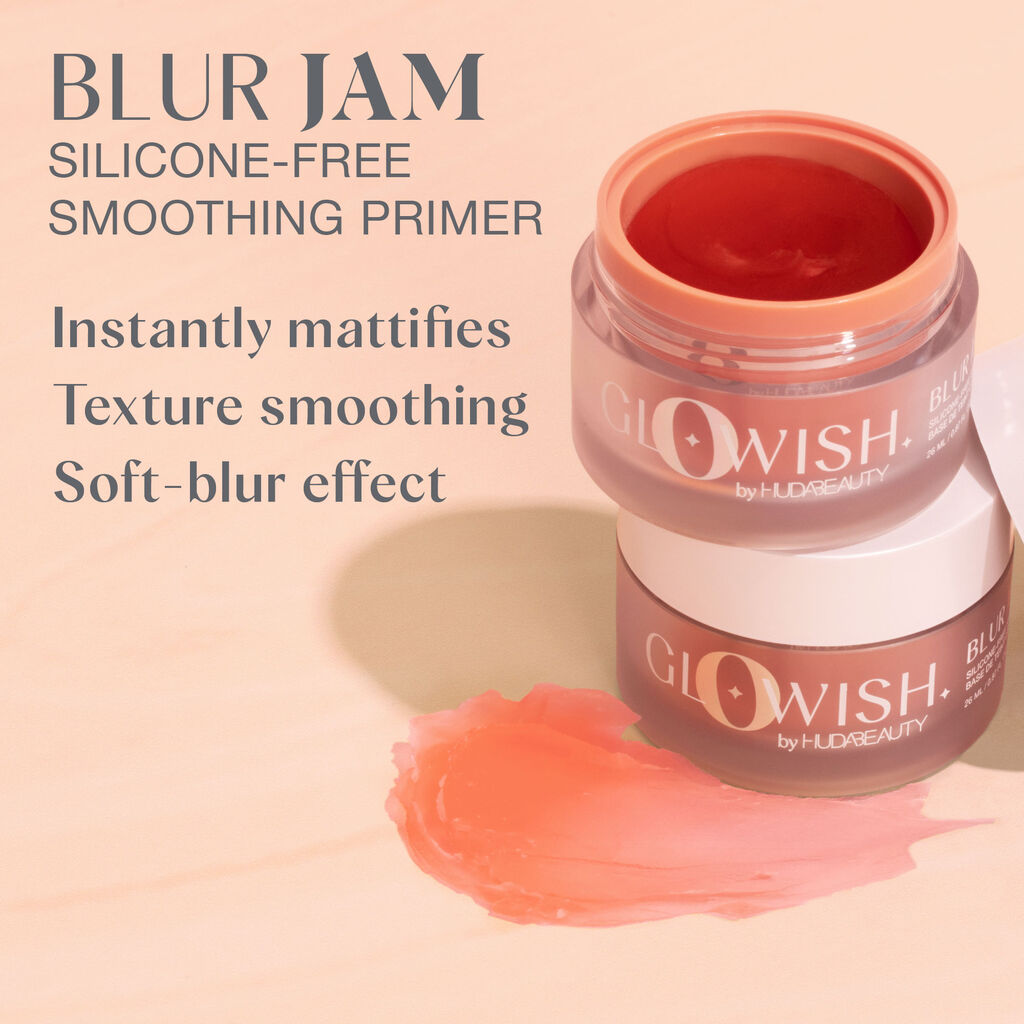 Huda Beauty GloWish Blur Jam Silicone-Free Smoothing Primer