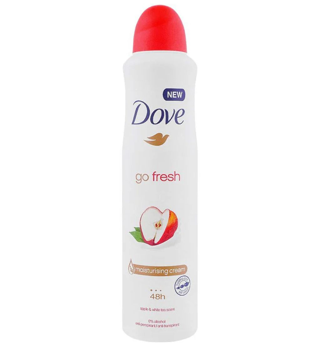 Dove Go Fresh 48H Deodorant Spray - Apple & White Tea