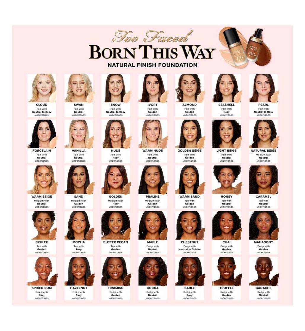 Too Faced Born This Way Undetectable Flawless Coverage Foundation