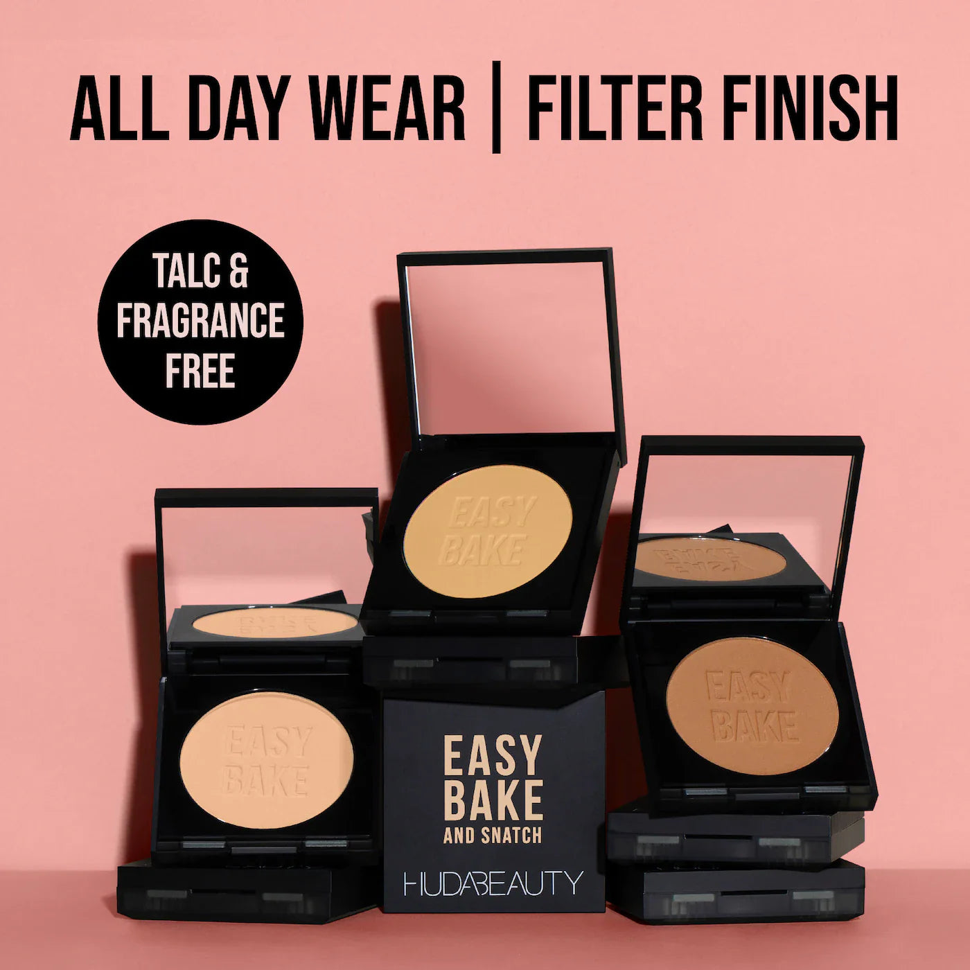 Huda Beauty Easy Bake And Snatch Pressed Brightening and Setting Powder